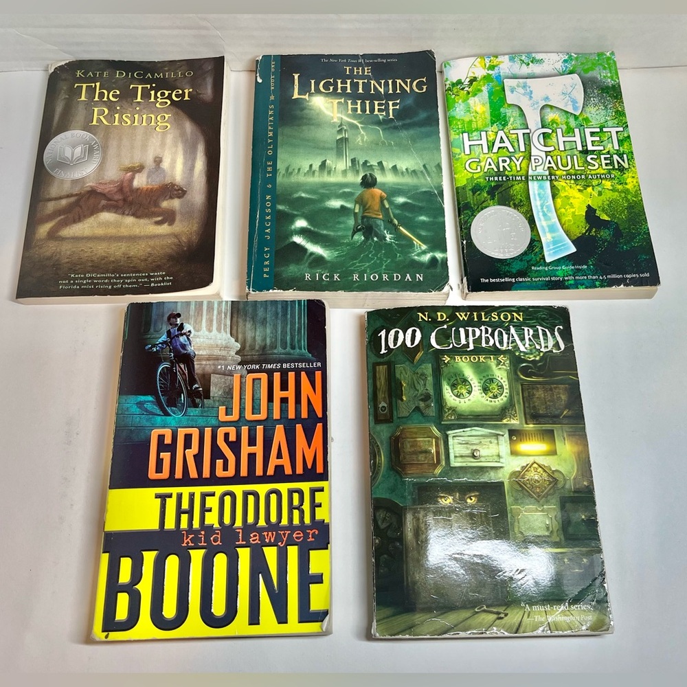 Adventure & Mystery Paperback Books Lot (5) / Youth & Teens (Great Condition)